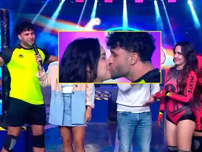Fabio Agostini y Rosngela Espinoza se besan en EEG y l suelta tremenda revelacin.