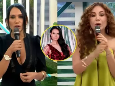 Janet Barboza y Angie Pajares tienen tenso cruce.