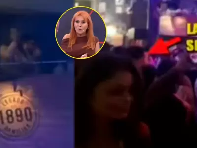 Laura Spoya la rompe en la noche limea tras separarse de su esposo y Magaly comenta.