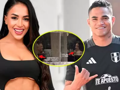 Onelia Molina es captada junto al futbolista Anderson Santamara