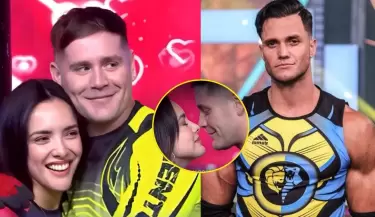 Pancho Rodrguez juega 'nariz con nariz' con Rosngela.