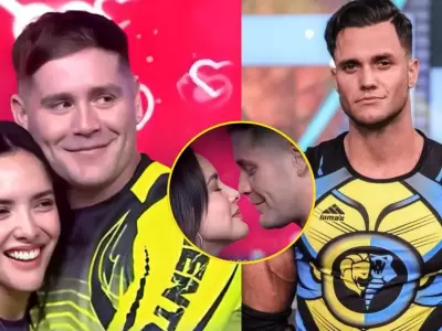 Pancho Rodrguez juega 'nariz con nariz' con Rosngela.