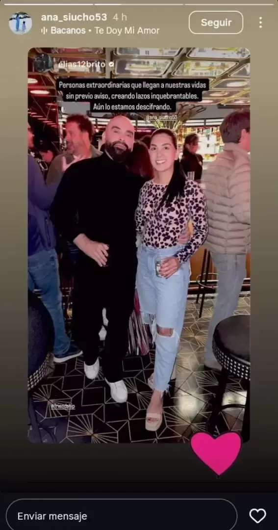 Historia de Ana Siucho con Elías Brito. (Instagram)
