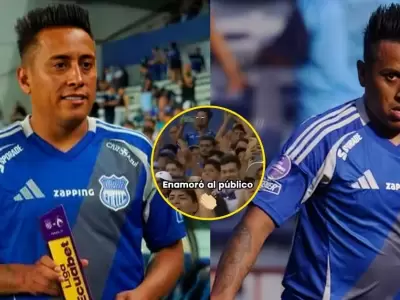 Christian Cueva debut con Emelec.
