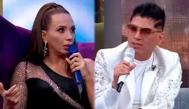 John Kelvin y Mnica Cabrejos se enfrentan por tema de adicciones.