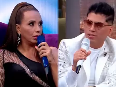 John Kelvin y Mnica Cabrejos se enfrentan por tema de adicciones.