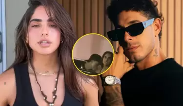 Hugo Garca fue captado besando a Isabella Ladera.