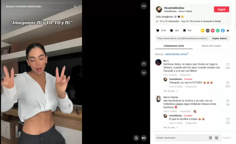Vania Bludau reacciona a comentarios en contra de Onelia Molina.