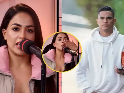 Onelia Molina envo beso en vivo a Anderson Santamara.