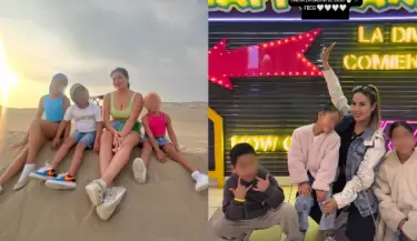 Pamela Lpez agradece a sus hijos