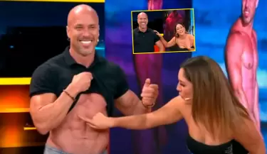 Bruno Agostini enciende el set con Tilsa Lozano con piropos, toques y retos en vivo.