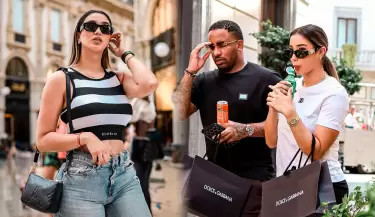 Xiomy Kanashiro presume carteras Louis Vuitton y prendas Dolce & Gabbana en su viaje con Farfn.