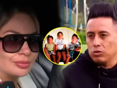 Pamela Lpez solo permitira que Cueva pueda ver a sus hijos dos horas al mes