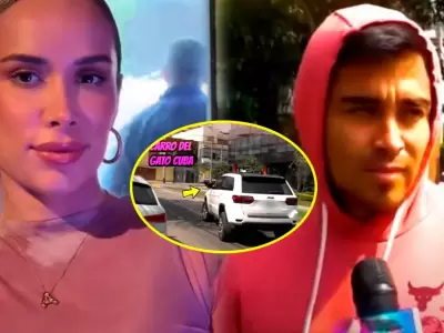 Ale Venturo aparece manejando camioneta de Rodrigo Cuba tras rumores de reconciliacin