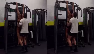 Hugo Garca e Isabella Ladera entrenan juntos