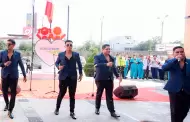 Llevaron alegra! Los 5 de Oro sorprendieron a pacientes y trabajadores del INSN San Borja por su 12 aniversario
