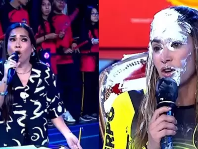 Melissa Loza y Katia Palma pelean en 'EEG'