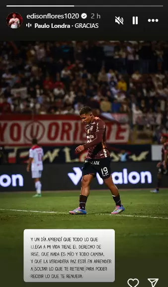 Edison Flores se pronuncia