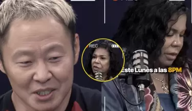 Eva Aylln sorprende con su reaccin en podcast de Kenji Fujimori.
