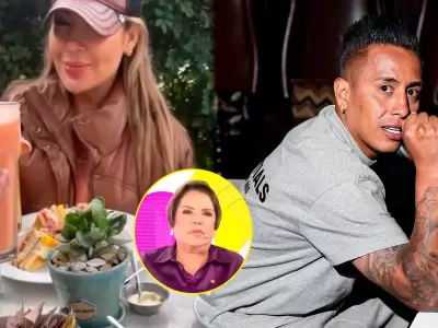 Pamela Lpez celebra fallo judicial donde Christian Cueva tendra que darle 12 mil soles.