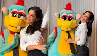Mara Pa revive su poca con Timoteo, pero el look del dragoncito genera bromas.