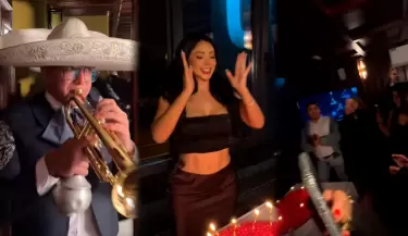 Pamela Franco festej su cumpleaos con mariachis y rodeada de amigos, pero sin Christian Cueva.