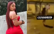 Dayanita corre desnuda en la calle tras perder apuesta en batalla de TikTok: "Dame show"
