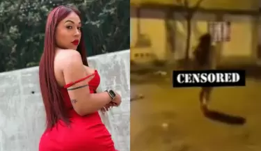 Dayanita corre desnuda por la calle tras perder batalla en TikTok