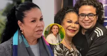 Yahaira Plasencia junto a la nueva 'Foquita' en programa de TV