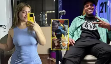 Alexandra Daz publica micrfono de Magaly TV en redes.