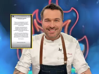 Giacomo Bocchio pide disculpas por sus comentarios sobre el sobrepeso.