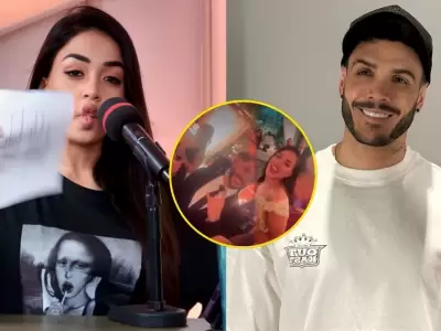 Onelia Molina habl sobre sus imgenes con Mario en una boda.
