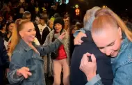 Johanna San Miguel baila en el parque Kennedy y bromea con adultos mayores: "Encontr mi colgeno"