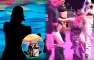 Qu roche! Le apagan la luz a Pamela Lpez en su presentacin en Chimbote y casi se cae (VIDEO)