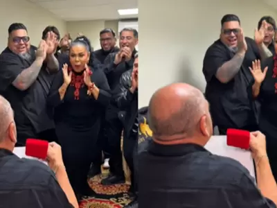 Eva Aylln es sorprendida con pedida de mano
