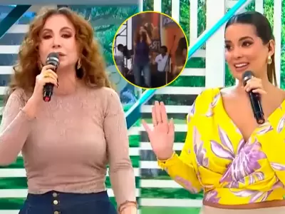 Janet Barboza lanza misil a Valeria Piazza en vivo.