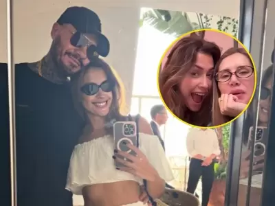 Milett Figueroa comparte momento con los hijos de Marcelo Tinelli.