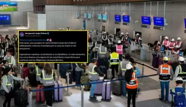 Pasajera ecuatoriana fallece en el nuevo terminal del aeropuerto Jorge Chvez.