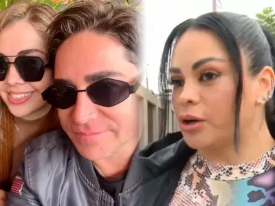 Pareja de Luisito Snchez enfrenta a Leslie Moscoso.