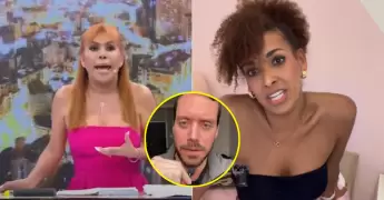 Leslie Moscoso le canta sus verdades a Luisito Snchez.