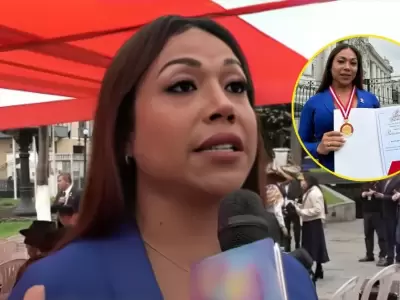 Dayanita se sorprendi tras condecoracin en el Congreso.