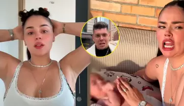 Natalia Segura asegura que Baladn no es el padre de su hijo y luego 'presenta' al verdadero.