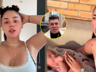 Natalia Segura asegura que Baladn no es el padre de su hijo y luego 'presenta' al verdadero.