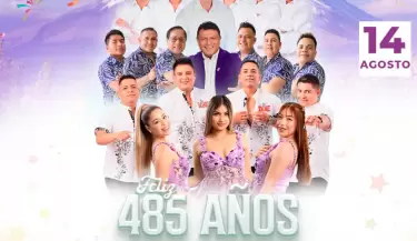 Papilln en el 485 Aniversario de Arequipa.