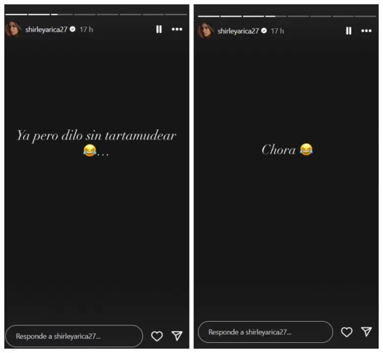 Shirley Arica le responde a Paula Manzanal.
