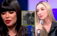 Angie Jibaja sale a defenderse tras declaraciones de Romina Gachoy: "Son muy villanos"