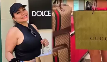 Marisol gasta miles de soles en marcas como Gucci y Prada durante su gira por Europa.