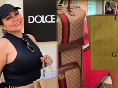Marisol gasta miles de soles en marcas como Gucci y Prada durante su gira por Europa.