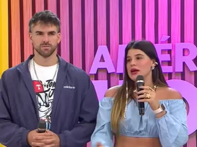 Macarena Vlez feliz con los hijos de Juan Ichazo