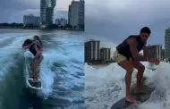 Isabella Ladera habra estado con Hugo Garca en la playa en Miami: "No lo grabaron completo"